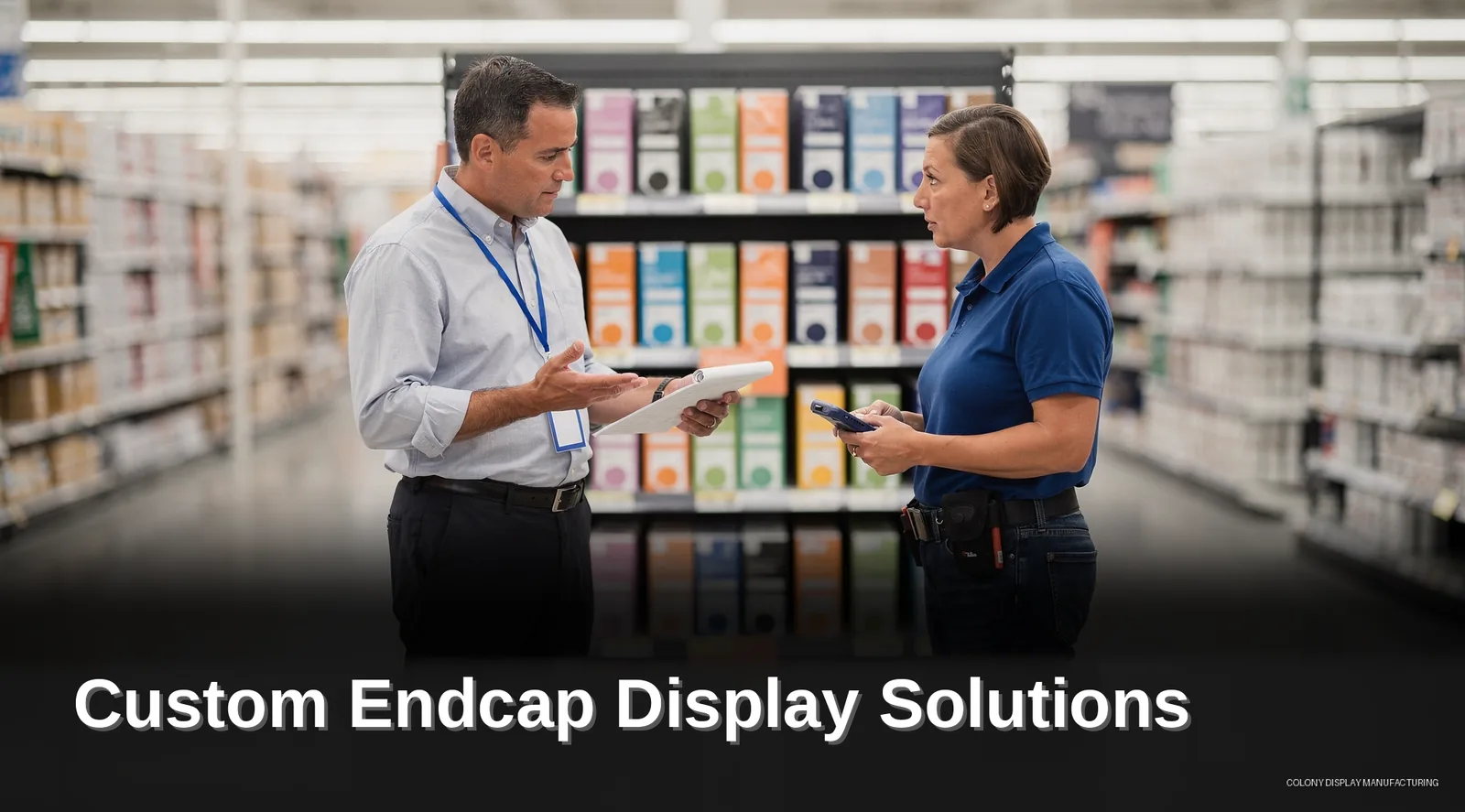 Custom Endcap Display Solutions - Colony Display Manufacturing LLC