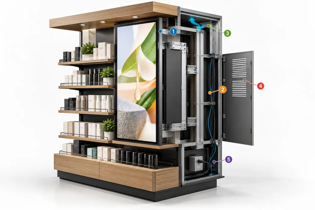 Colony Display Manufacturing Digital Display Fixture Integration